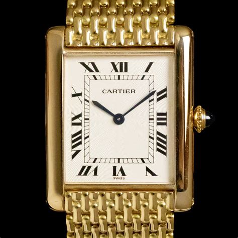 cartier tank d occasion|cartier military tank watch.